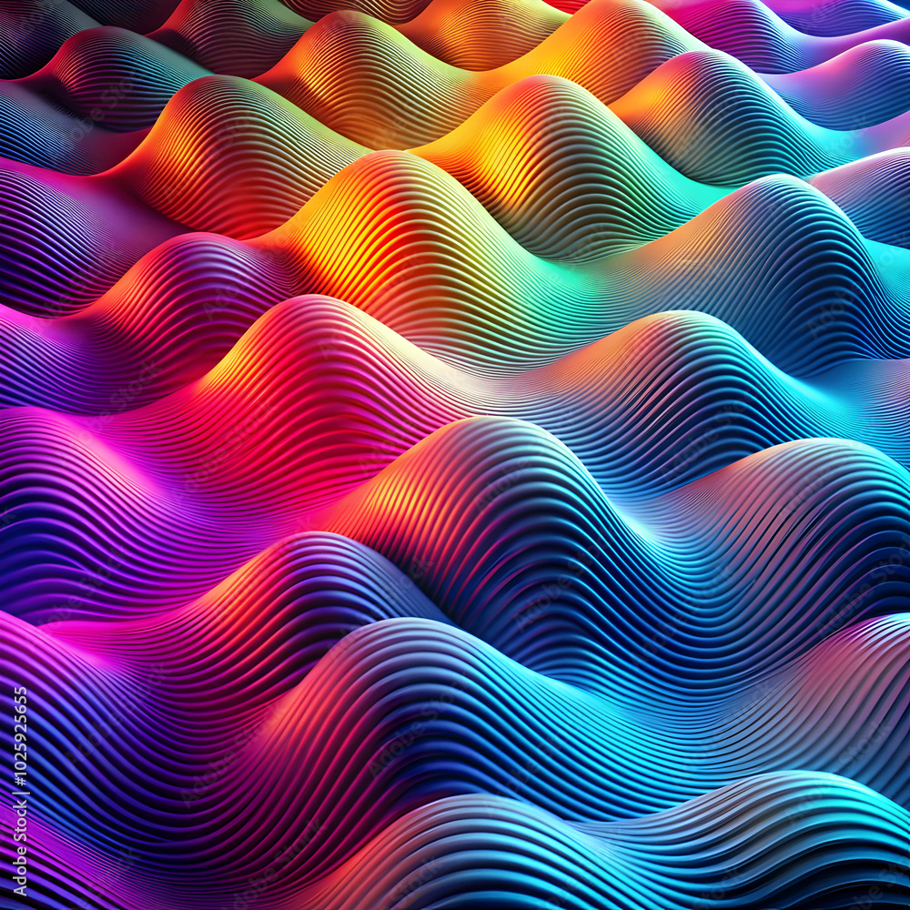 3d digital wave patterns with gradient colors 3d digital wave patterns with gradient colors