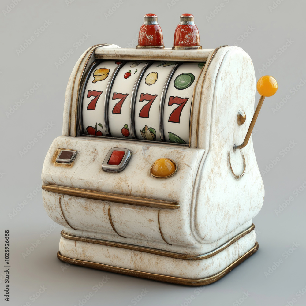 Slot machine with a bottle of beer. Slot machine with a bottle of beer.