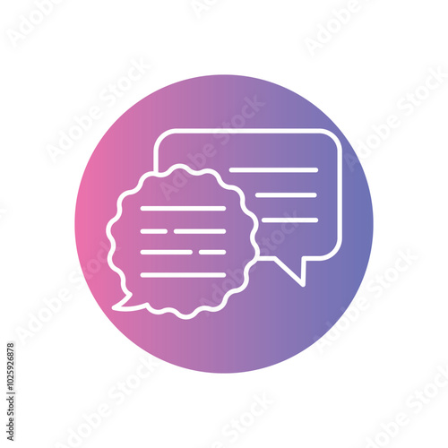 Commuication vector icons stock illustration