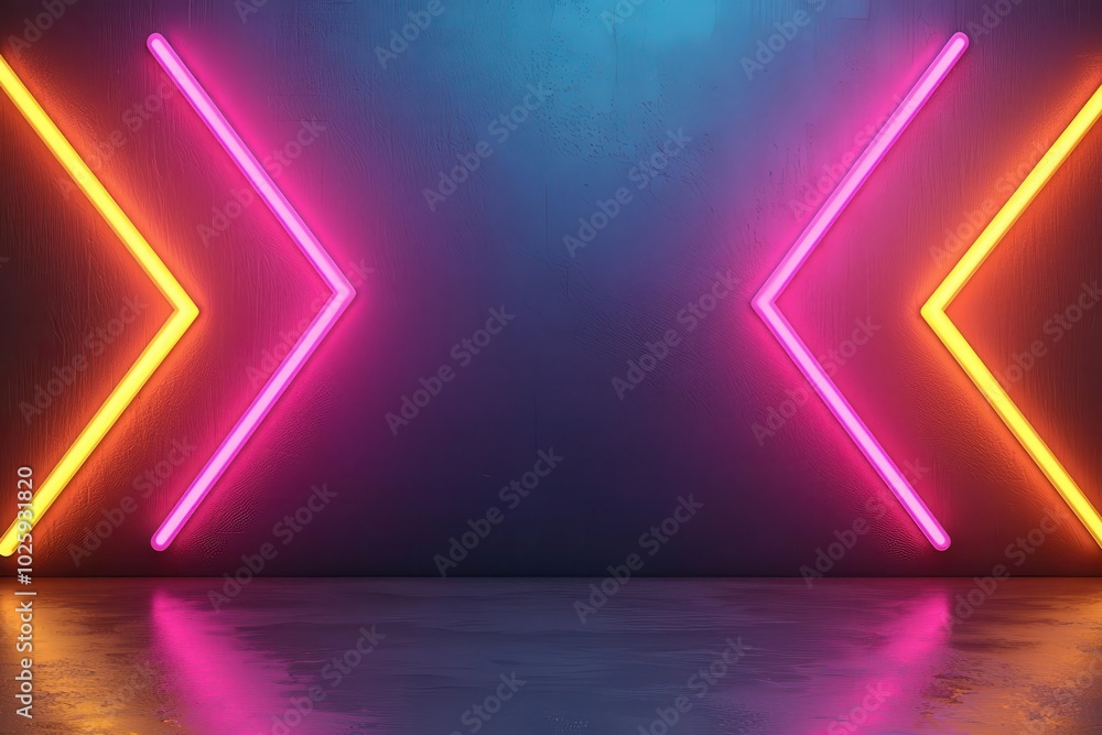 Interactive planning board with glowing arrows connecting different project phases, dynamic and structured, 3D illustration Interactive planning board with glowing arrows connecting different project phases, dynamic and structured, 3D illustration