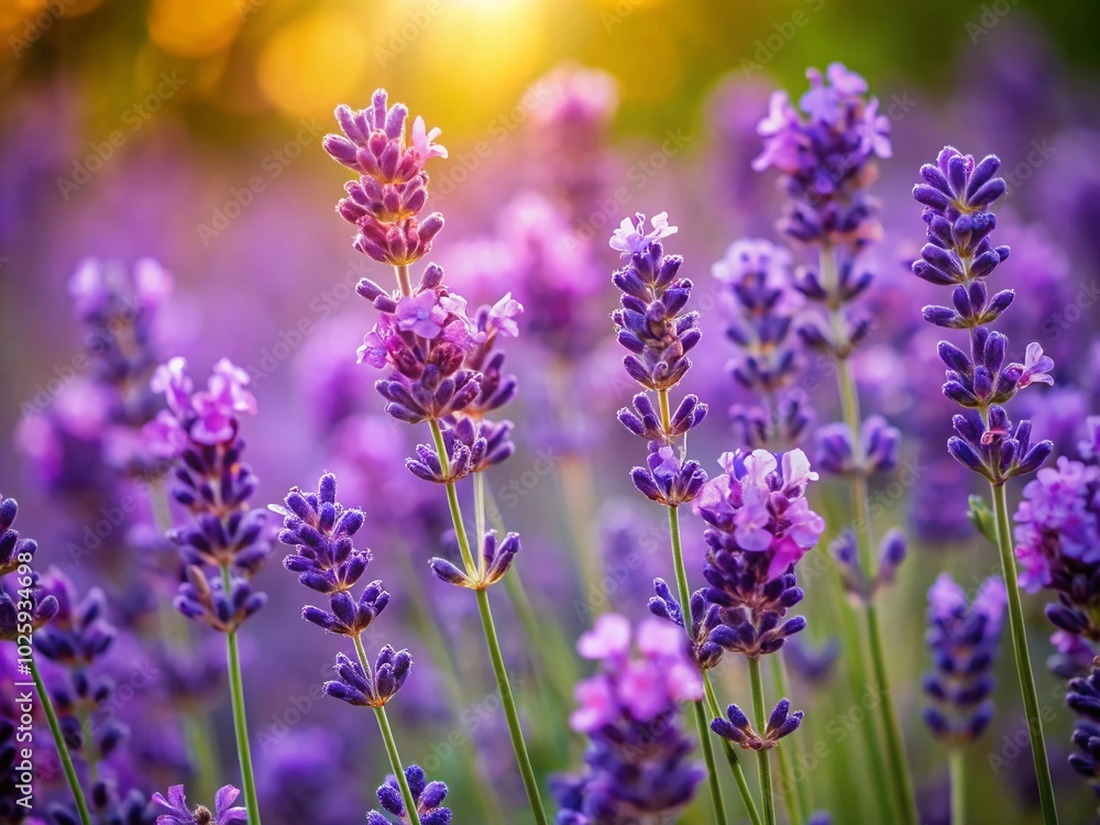 Close-Up of Lavender in Bloom - Serenity and Natural Beauty Captured Close-Up of Lavender in Bloom - Serenity and Natural Beauty Captured