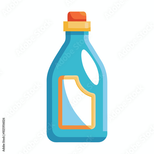 Detergent bottle vector illustration isolated on a white background