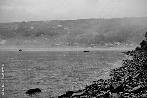 Wallpaper Mural Cloudy shores of Gertner Bay, Magadan Torontodigital.ca