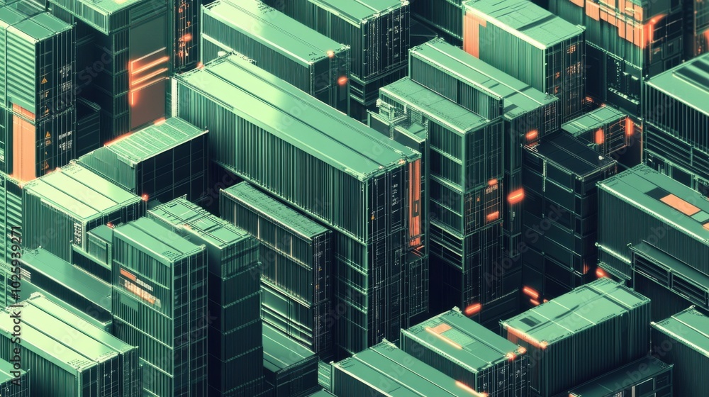 The concept of cryptocurrency facilitating real-time settlement of international trade in emerald green and slate gray colors The concept of cryptocurrency facilitating real-time settlement of international trade in emerald green and slate gray colors