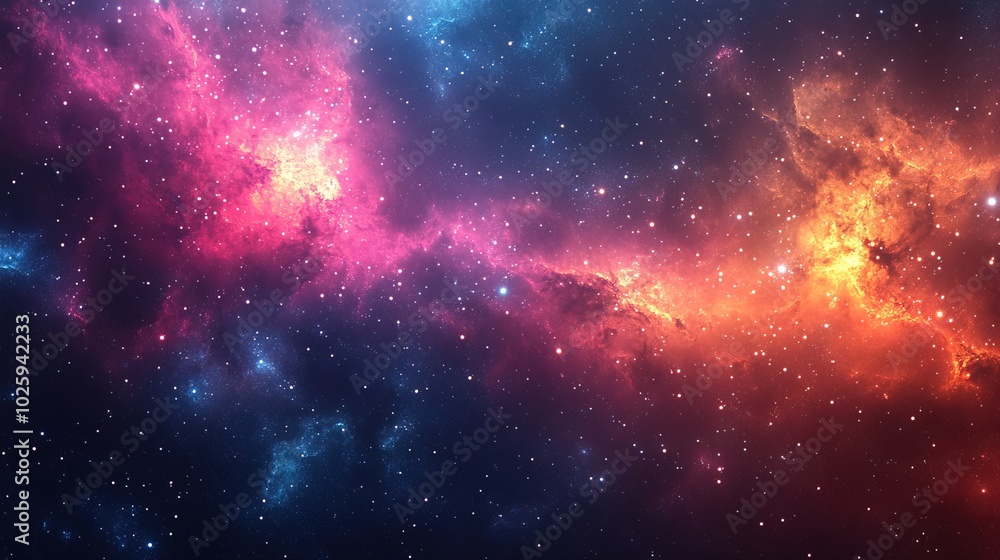 Obraz premium a beautiful abstract galaxy background