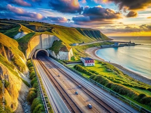 Discover the Location of the Channel Tunnel: A Portrait of Connectivity Between England and France photo