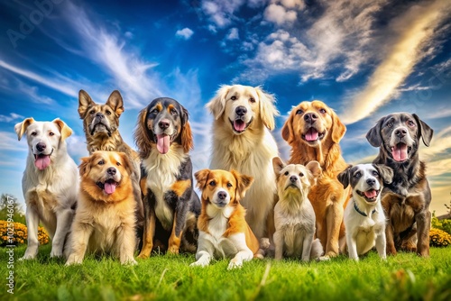 Diverse Dog Breeds Showcased in Documentary Style Photography for Pet Lovers