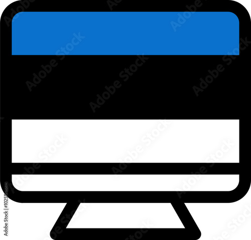 Country flag icon design in different shapes ecstatic 