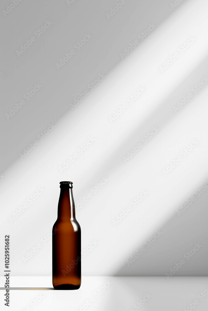 Background of Unbranded beer bottle Background of Unbranded beer bottle