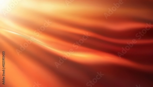 Abstract flowing waves in warm orange tones creating a soothing and dynamic visual experience.