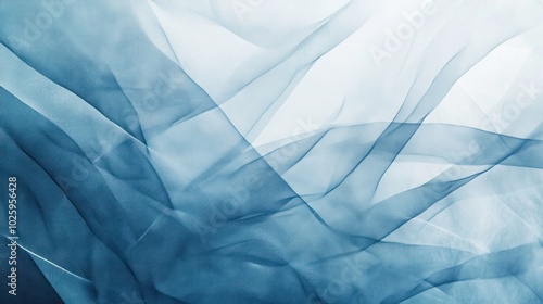 Wallpaper Mural Abstract blue and white flowing textures create a serene and calming visual effect. Torontodigital.ca