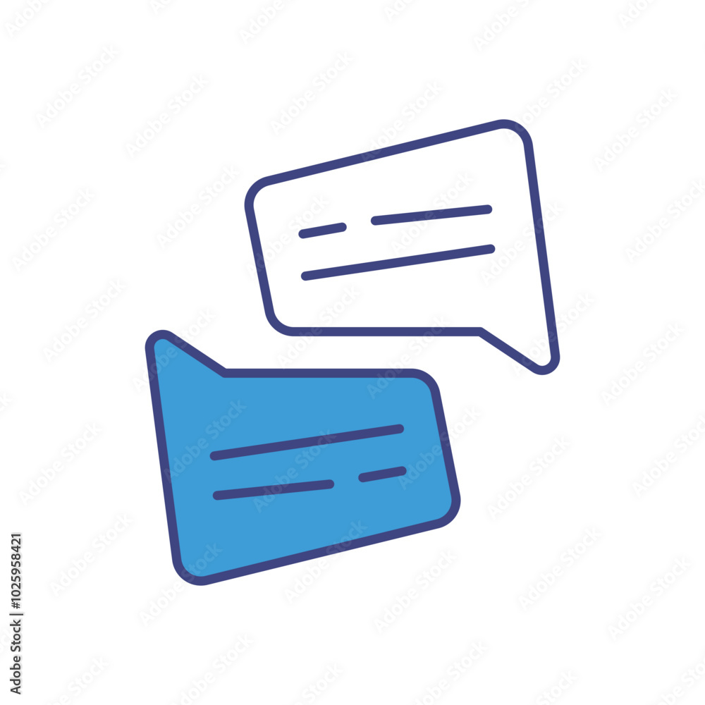 Chatting vector icons stock illustration Chatting vector icons stock illustration