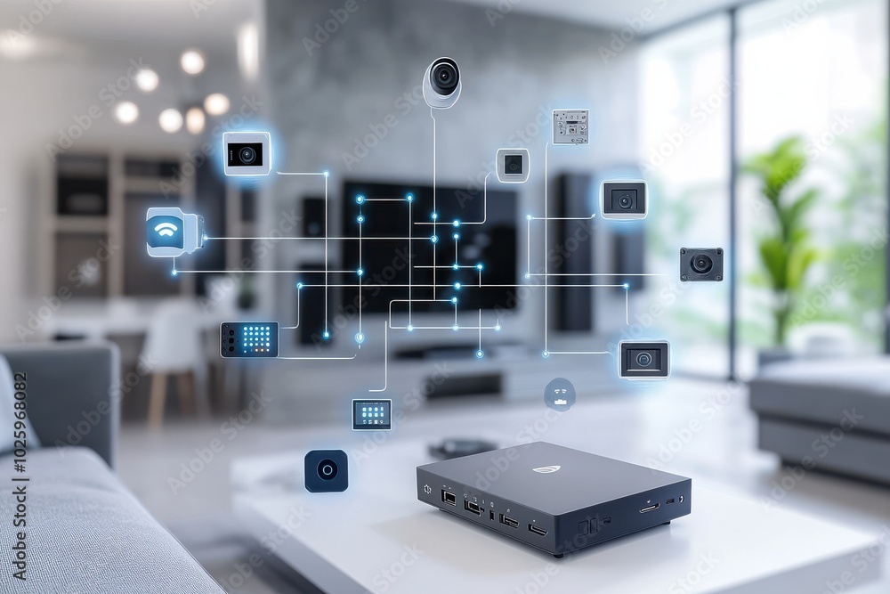Smart Living Room with Home Automation System Smart Living Room with Home Automation System