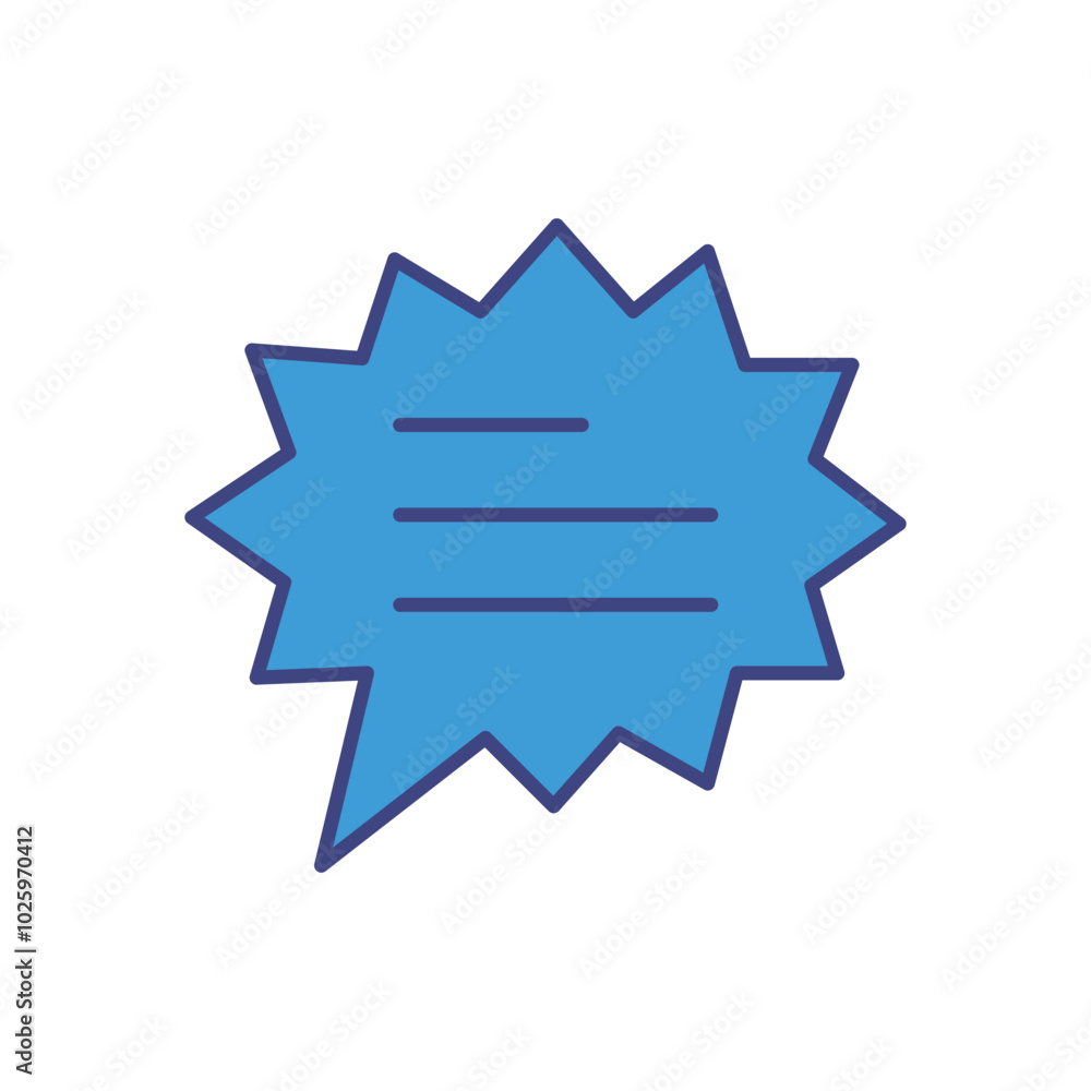 Speech vector icons stock illustration Speech vector icons stock illustration
