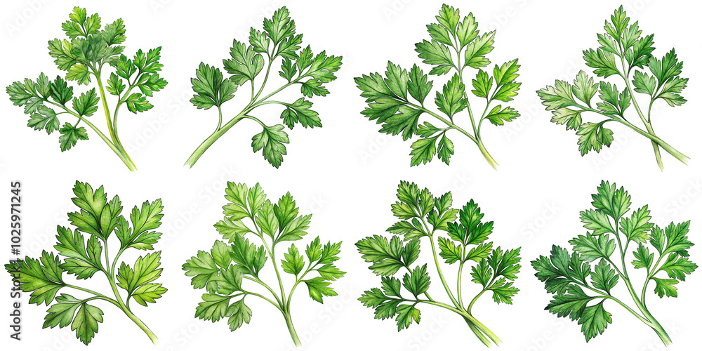 Hand Drawn illustration set of parsley . isolate on a white background. PNG
Hand Drawn illustration set of parsley . isolate on a white background. PNG