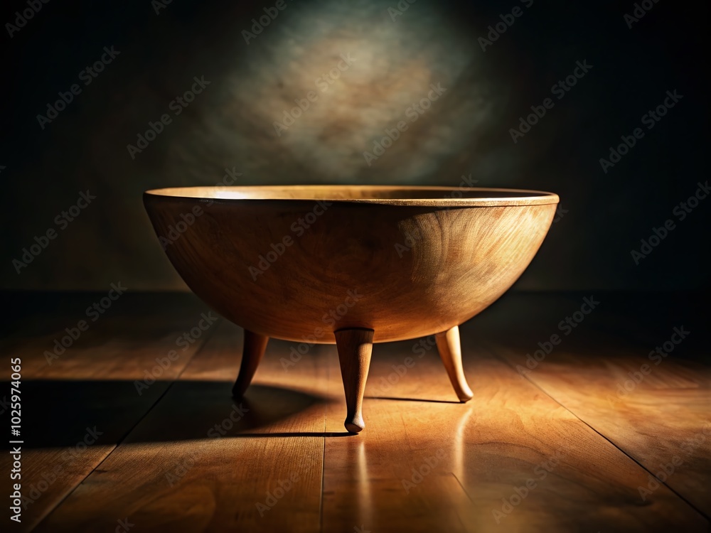 Low Light Photography of Bowl Legs in Artistic Composition Low Light Photography of Bowl Legs in Artistic Composition