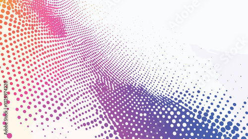 Abstract background with halftone dots. Vector illustration for your design 