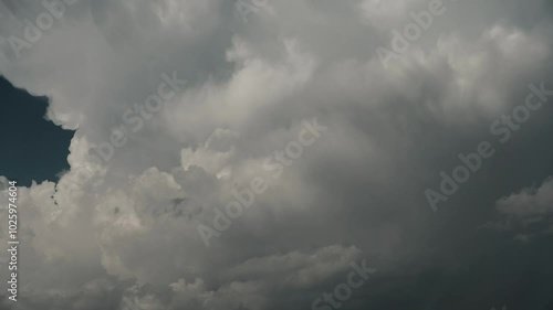 4K.60fps.Fantastic colorful dramatic sky with clouds.Perfect for cinema.