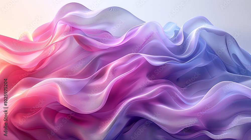 A simple name for this image could be Flowing Blue Smoke with Curved Light Patterns A simple name for this image could be Flowing Blue Smoke with Curved Light Patterns