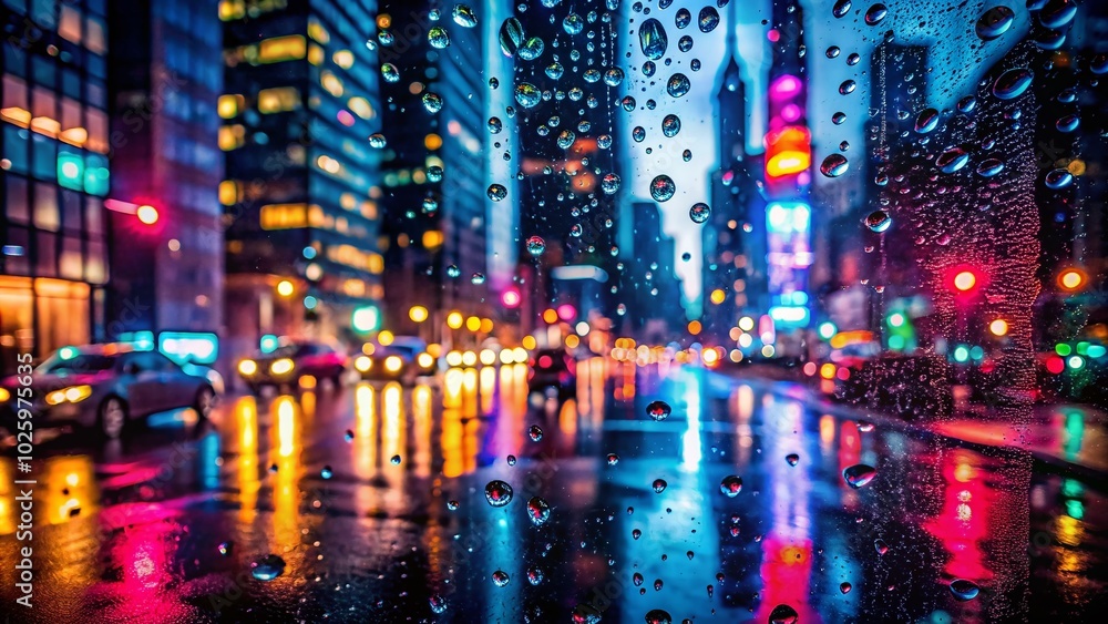 Macro Nightscape of Gotham City with Dramatic Lighting and Urban Elements Macro Nightscape of Gotham City with Dramatic Lighting and Urban Elements