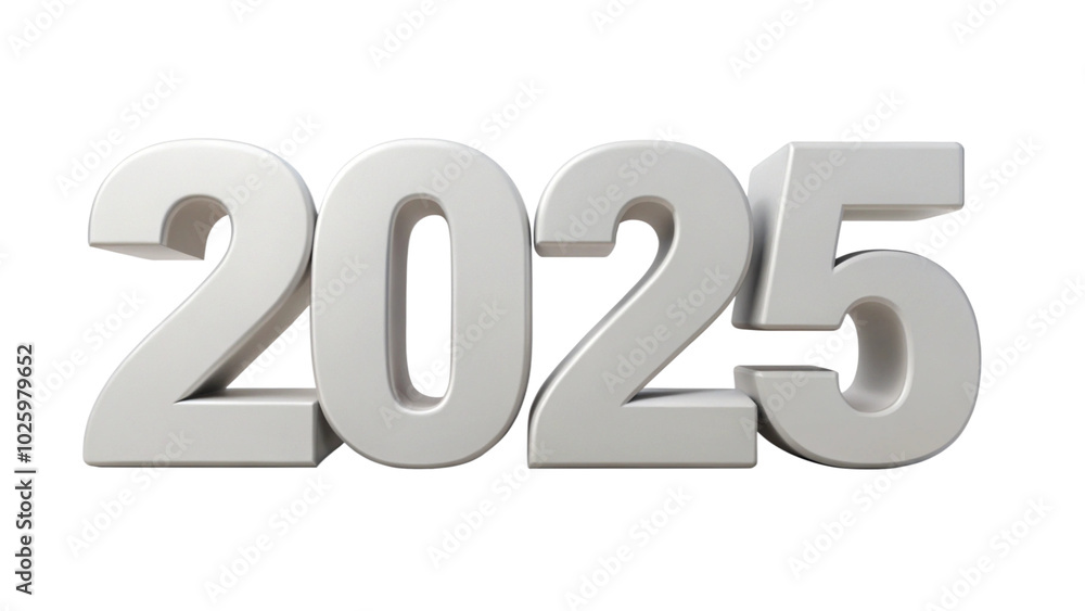 Render the number 2025 in a large block font with a dynamic design, perfect for bold statements and promotions. Render the number 2025 in a large block font with a dynamic design, perfect for bold statements and promotions.