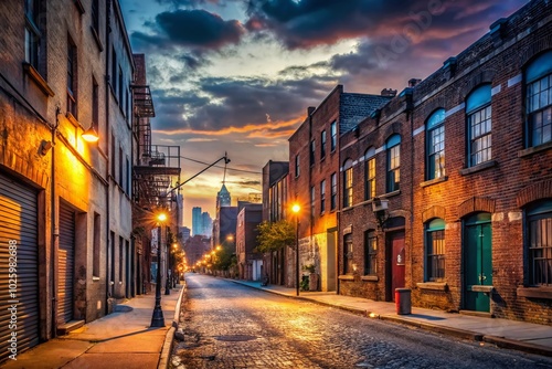 Minimalist Urban Landscape of Williamsburg, Brooklyn - Serene Streets and Industrial Charm photo