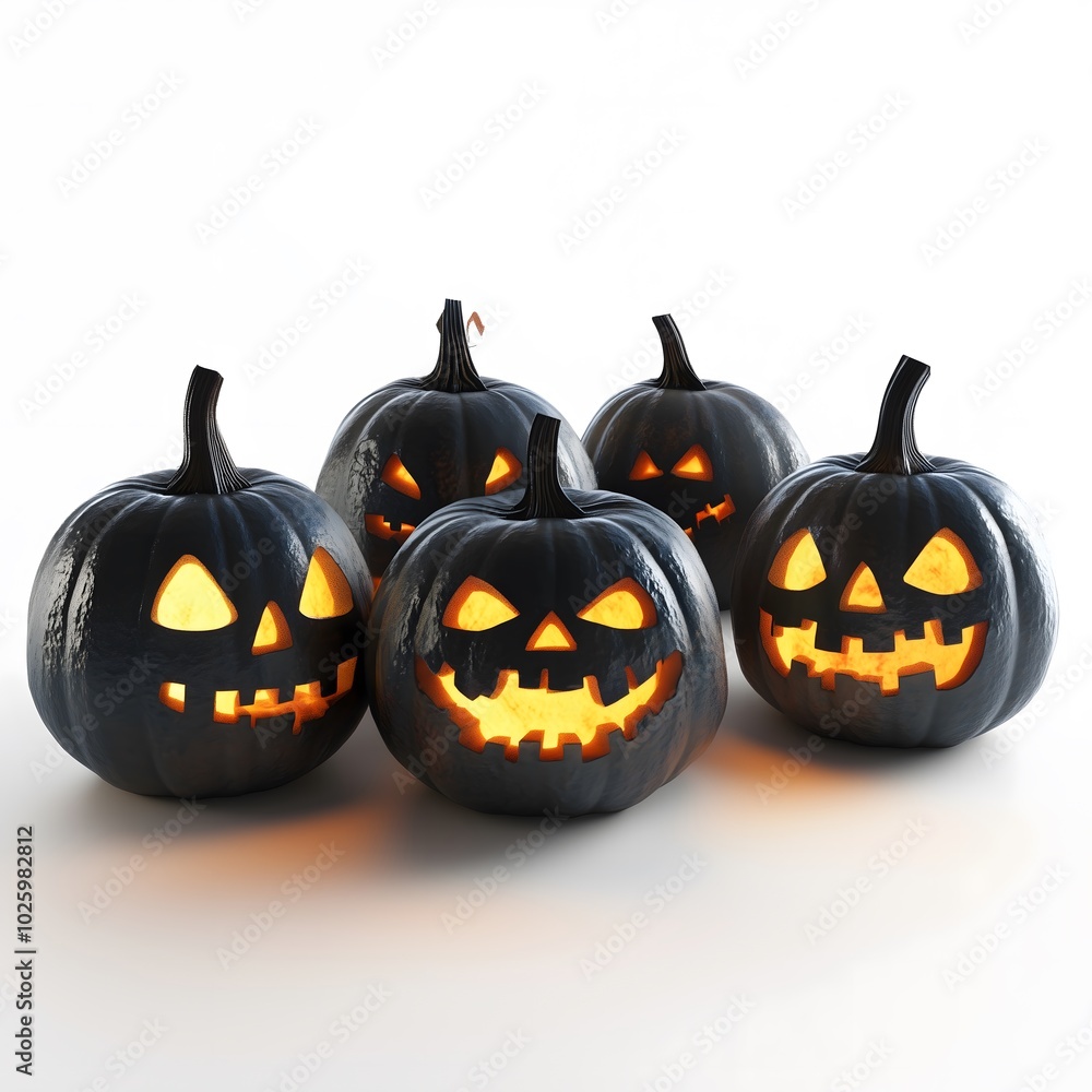 Jack o lantern glowing halloween pumpkin Jack o lantern glowing halloween pumpkin