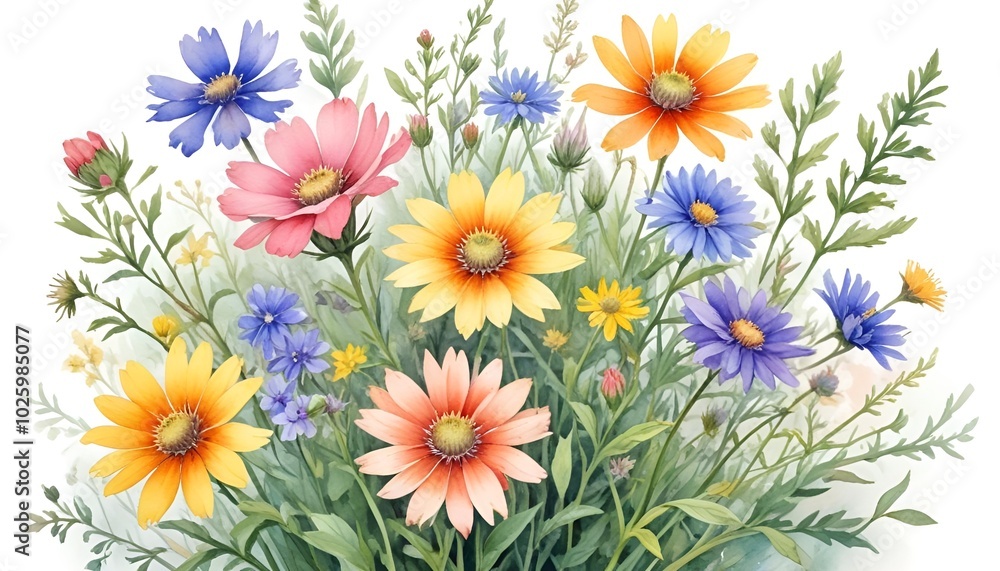 Fototapeta premium Wildflower Bouquet