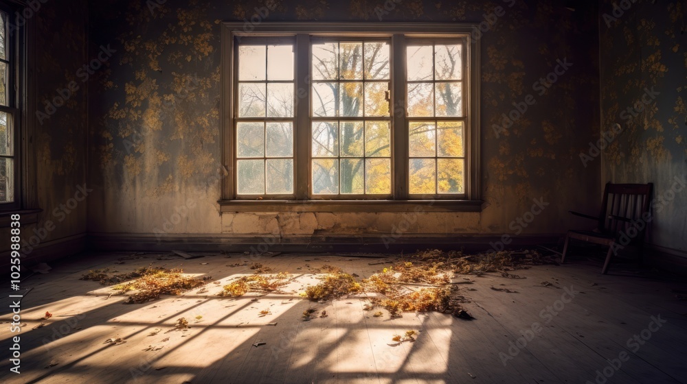 Sunbeams in an Abandoned Room Sunbeams in an Abandoned Room