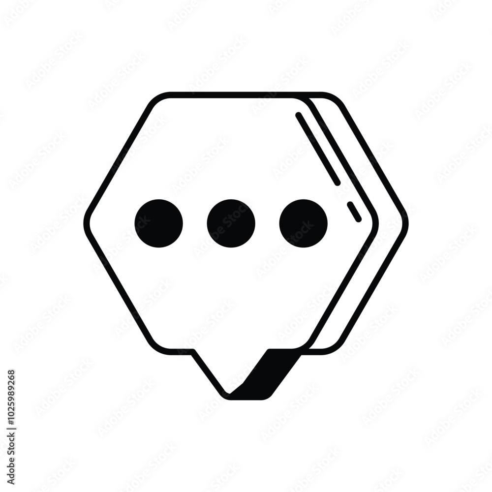 Chat vector icons stock illustration Chat vector icons stock illustration