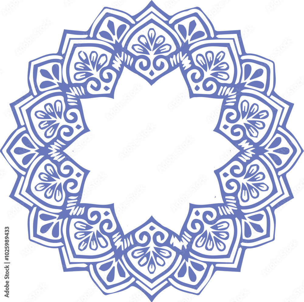 Beautiful flower art and mandala vector design Beautiful flower art and mandala vector design