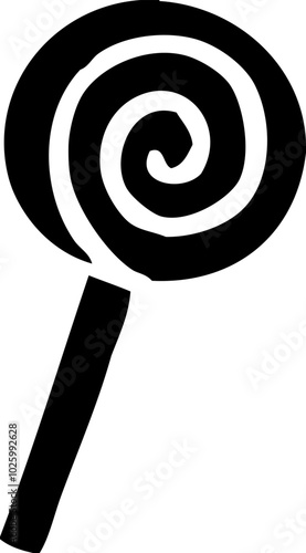 おやつの版画風ベクターイラスト