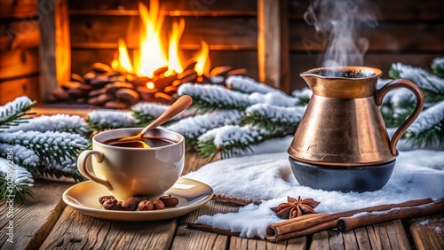 Wallpaper Mural fincan-kahve-ve-cezve-ile Torontodigital.ca