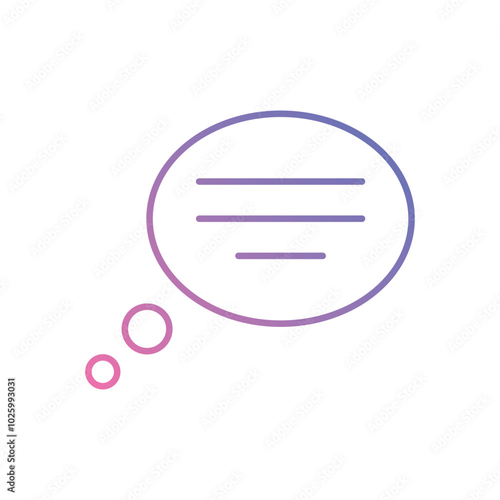 Conversation vector icons stock illustration Conversation vector icons stock illustration