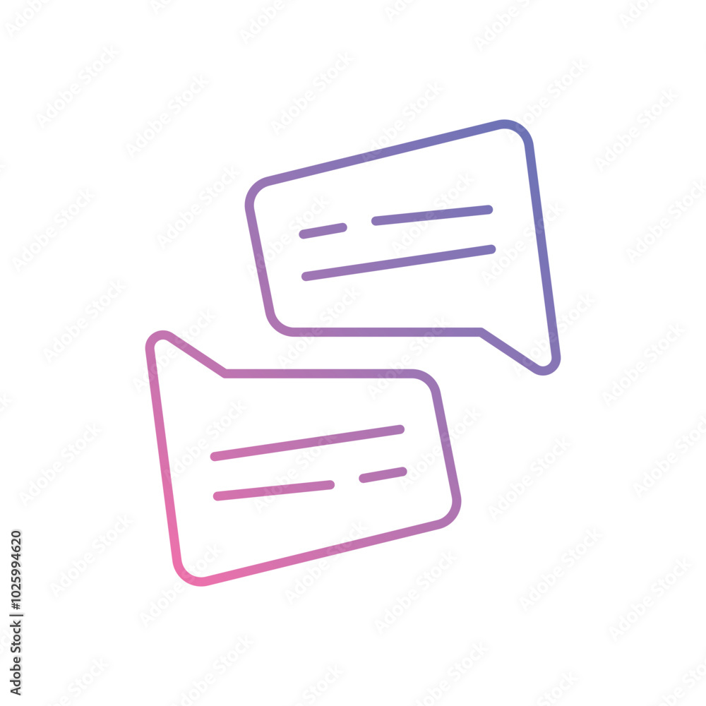 Chatting vector icons stock illustration Chatting vector icons stock illustration