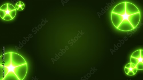 loop is a green glowing cyberspace. background animation