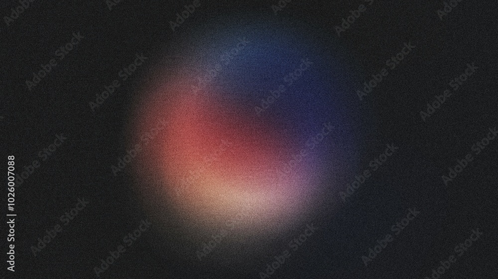 A gradient circle in the center of the image, blending from peach to sapphire, noise texture effect A gradient circle in the center of the image, blending from peach to sapphire, noise texture effect