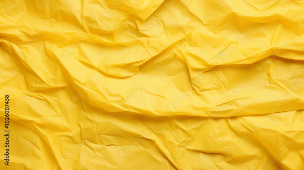Yellow Crumpled Paper Texture Background Wallpaper. Neural network ai generated art Yellow Crumpled Paper Texture Background Wallpaper. Neural network ai generated art