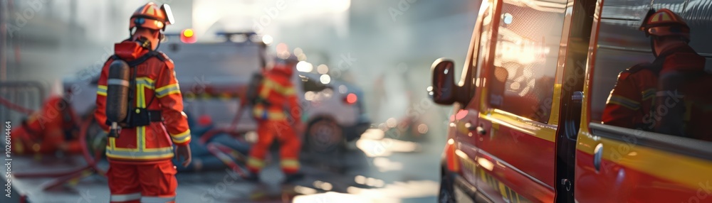 Create immersive 3D renders of emergency response simulations, allowing for realistic training and scenario evaluation Create immersive 3D renders of emergency response simulations, allowing for realistic training and scenario evaluation