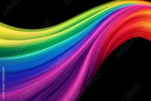 abstract rainbow color wave background. Graphic design.