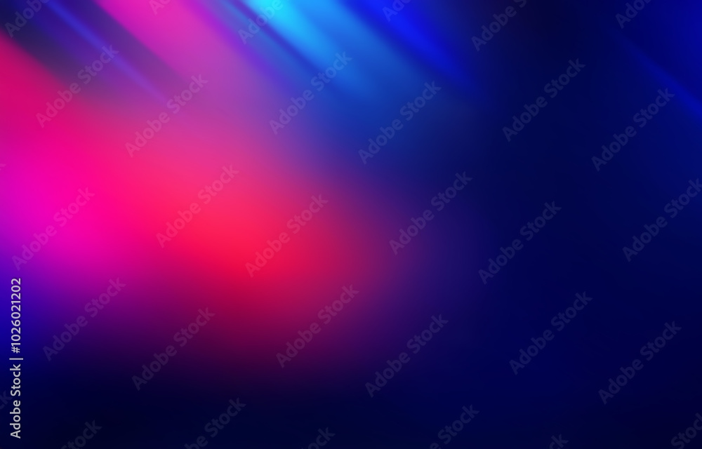 Obraz premium An abstract design with blurred lines and a gradient of blue, teal, and white.