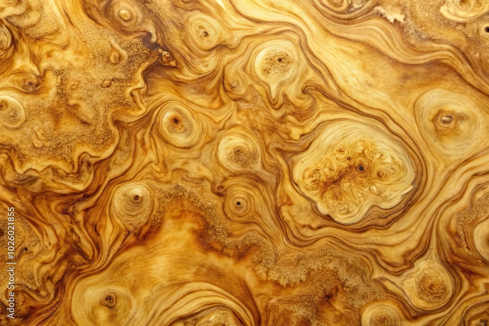 Delicate sandy swirls and creamy whirls intertwine beautifully on an olive ash burl veneer, enhancing the surface with stunning texture and visual allure. Delicate sandy swirls and creamy whirls intertwine beautifully on an olive ash burl veneer, enhancing the surface with stunning texture and visual allure.