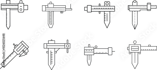 Various Types of Vernier Caliper Measurement Tools