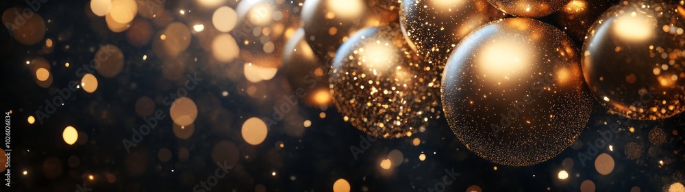 Obraz premium Festive New Year Celebration with Colorful Decorations, Fireworks, and Joyful Atmosphere to Welcome the Coming Year in a Vibrant and Cheerful Setting