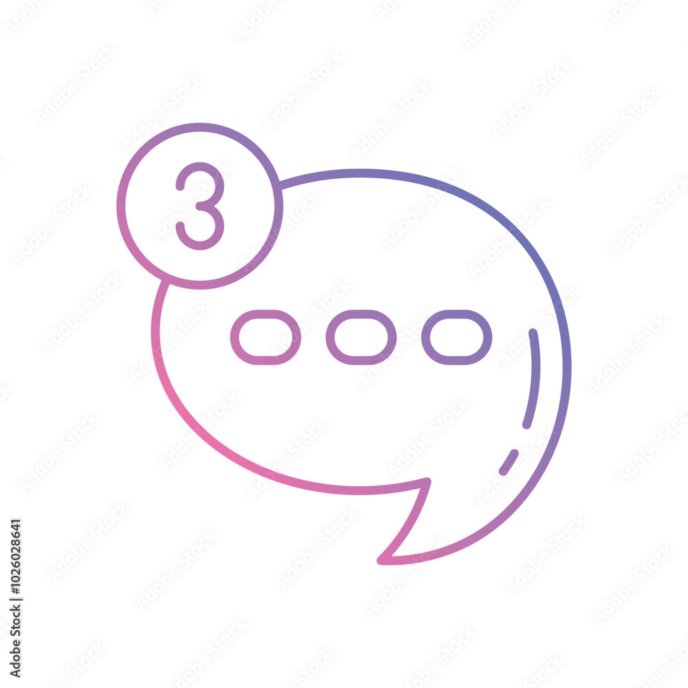 Chatting vector icons stock illustration Chatting vector icons stock illustration
