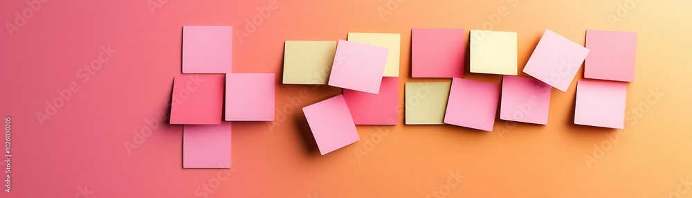 Agile sprint board with cards moving from left to right, symbolizing progress and task completion, 3D illustration Agile sprint board with cards moving from left to right, symbolizing progress and task completion, 3D illustration