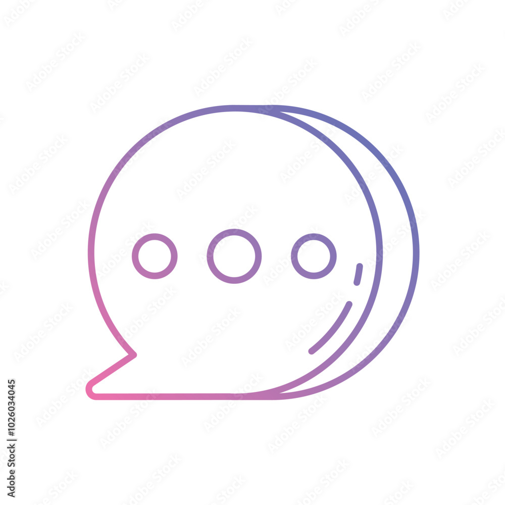 Obraz premium Message vector icons stock illustration