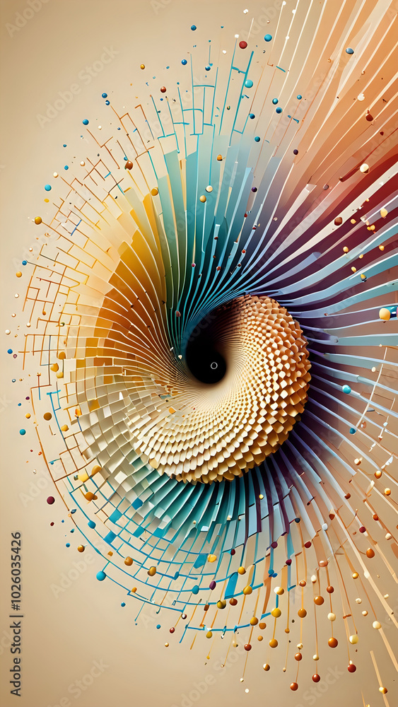 Abstraktion Visualisierung von Schallwellen auf Beige 9х16. Hintergrund für das Design 8. Abstraktion Visualisierung von Schallwellen auf Beige 9х16. Hintergrund für das Design 8.