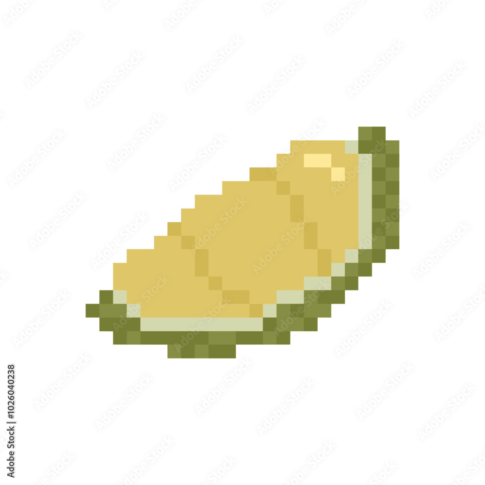 Fototapeta premium big durian fruit pixel art