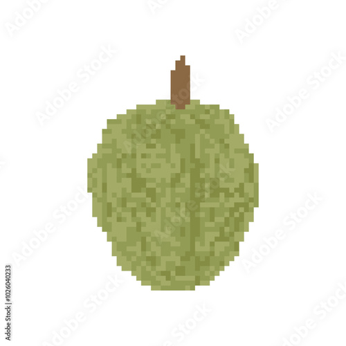 big durian fruit pixel art